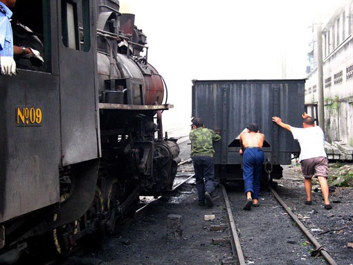 Train workers can earn 20 Yuan ( about 3 dollar) for an extra working day. 